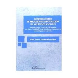 Editorial Dykinson, S.L. Estudios Sobre El Proceso De Impugnación De Acuerdos Sociales