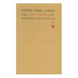 Quaderns Crema Papers Sobre Carles Riba