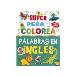 Susaeta Ediciones Super Pega/colorea Palabra Ingles