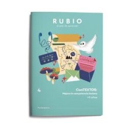 Editorial Rubio Contextos: Mejora La Competencia Lectora (4. De Primaria)