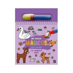 Contenido en Movimiento Pinto Con Agua-los Animales Bebés
