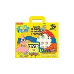 Planeta Junior Bob Esponja. Maletín De Cuentos, Actividades Y Pegatinas