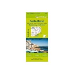 MICHELIN EDITIONS Mapa Zoom Barcelona Y Alrededores, Costa Brava 11147