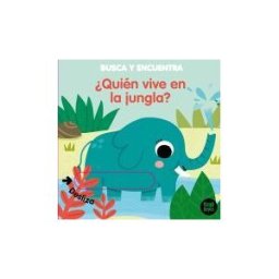 Bindi Books quién Vive En La Jungla?: Libros Con Solapes Dobles Que Reproducen El Juego Del "cucú-tras".