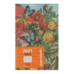 EDITORES DE PAPER BLANKS Agenda 2021 Jardín De Mariposas. Mini, Por Días 12 Meses