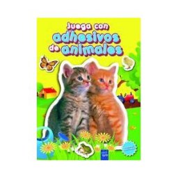 Editorial Planeta, S.A. Juega Con Adhesivos De Animales (amarillo)
