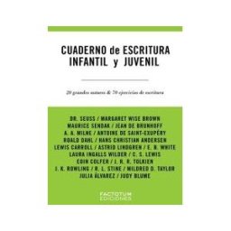 FACTOTUM EDICIONES (UDL) Cuaderno De Escritura Infantil Y Juvenil