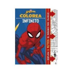 Libros Disney Spider-man. Colorea Infinito: 6 Metros De Imágenes Para Colorear