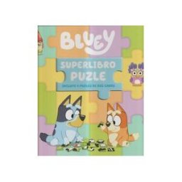 BEASCOA Bluey. Libro Juguete - Superlibro Puzzle. 4 Puzles De Dos Caras Para Leer Y Jugar