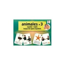 Ciencias de la Educación Preescolar y Especial Animales 3, Español - Inglés. Lengua De Signos Española