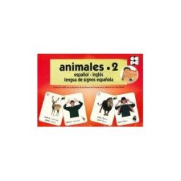 Ciencias de la Educación Preescolar y Especial Animales 2, Español - Inglés. Lengua De Signos Español