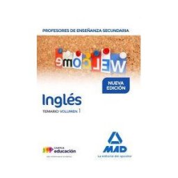 Editorial MAD Profesores De Enseñanza Secundaria Inglés Temario Volumen 1