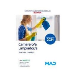 Ed. MAD Camarero/a Limpiador/a. Test De Temario. Instituto Foral De Asistencia Social De Bizkaia (ifas)