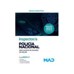 Ed. MAD Inspector/a De Policía Nacional. Simulacros De Examen De Inglés