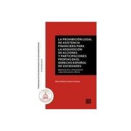 Editorial Comares Prohibición Legal De Asistencia Financiera Para La Adquisición De Acciones Y Par