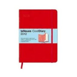teNeues Agenda 2012. Cooldiary Red / Squares Red. Mediano. (por Semanas)