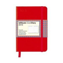 teNeues Agenda 2013. Cool Diary Red/squares Red/blue. Pequeño (por Días)