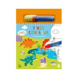 Contenido en Movimiento Pinto Con Agua-los Dinosaurios