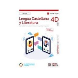 Editorial Vicens Vives Lengua Castellana Y Literatura. 4d Catalunya. (comunidad En Red). Edición Por Bloques