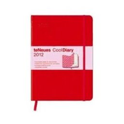 teNeues Agenda 2012. Cooldiary Red/argyle Rose. Grande. (por Semanas).