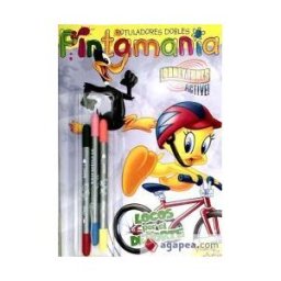 Editorial Planeta, S.A. Looney Tunnes Active! ,locos Por El Deporte. Pintamania Rotuladores Dobles