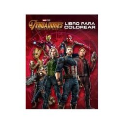 Libros Disney Vengadores. Infinity War. Libro Para Colorear