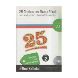 Escuela de Ruso Red Kalinka 25 Textos En Ruso Facil A1-2 + Cd Audio