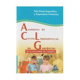 Editorial MAD Ayudantes De Cocina-limpiadores/as De Guarderías De La Generalitat De Cataluña. Test Parte Específica Y Supuestos