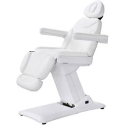 Sillón camilla de estética Maxi con calefacción: Eléctrico con cuatro motores y estructura de gran estabilidad, gran confort y reposabrazos reversibles