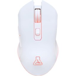 The G-Lab Kult Helium WL Ratón Gaming Inalámbrico RGB 6400 DPI Blanco