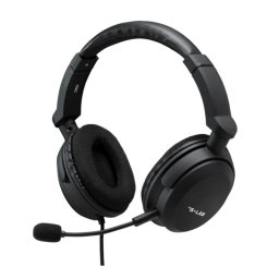 Auriculares The G-lab con cable, micrófono plegable y control de volumen en cable