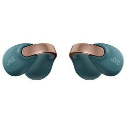 Auriculares JVC inalámbricos bluetooth 5.3 abiertos con micrófono y control de volumen azul