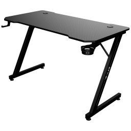 Mesa Gaming The G-Lab 120cm Metal Negro Pasacables Estructura Estable