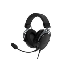 Auriculares Genesis con cable transductores 50mm micrófono desmontable negro