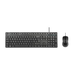 Teclado de membrana Targus AKM622ES Layout ES alámbrico USB con ratón incluido