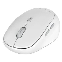 Ratón HYPER HS2100GL Bluetooth 2400 DPI 6 Botones Gris Blanco Multidispositivo