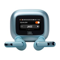 Auriculares JBL inalámbricos Bluetooth con cancelación de ruido, 48h, Azul
