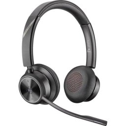 Auriculares Poly Savi 7320 estéreo inalámbricos DECT para oficina y call center, color negro