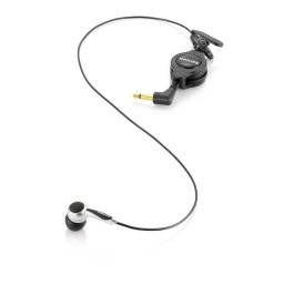 Auriculares Philips LFH9162/00 con cable, intrauditivos, para grabación de llamadas y música, negro y plata