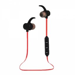 Auriculares Esperanza EH186K inalámbricos Bluetooth con Cancelación de Ruido para deporte negros y rojos