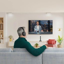 Auriculares Hama 00221848 inalámbricos y con cable Bluetooth RF para TV con reducción de ruido pasiva negros