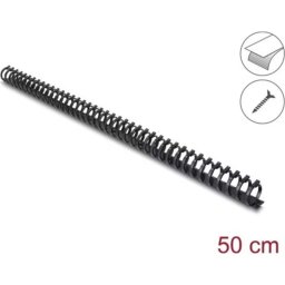 Cable Canal Flexible Delock 22075 Montaje Adhesivo y Tornillos