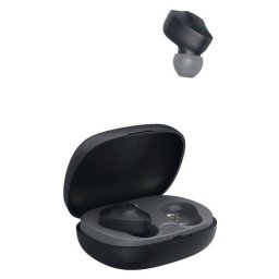 Auriculares Hama Freedom Buddy inalámbricos Bluetooth True Wireless para música y llamadas con Bass Boost, micrófono y control por voz, negros y grises