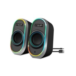 Altavoces Spirit of Gamer FANATIC 500 DARK inalámbricos/alámbricos bluetooth 3W RMS retroiluminados