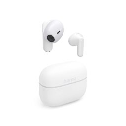 Auriculares Hama inalámbricos True Wireless Bluetooth 5.3 con micrófono blanco