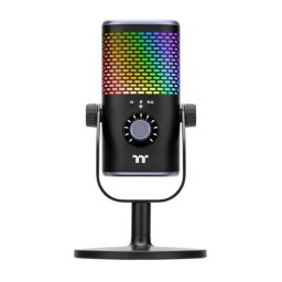 Micrófono Thermaltake TT GS50 USB condensador con control giratorio y soporte de mesa