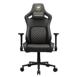 Silla gaming COUGAR CGR-DFL-GLB respaldo ajustable reposabrazos 4D imitación piel negro/oro