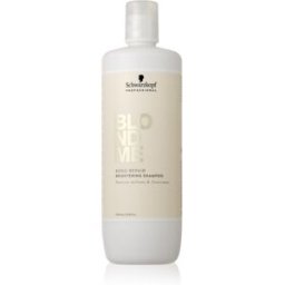 Blondme Bond Repair Brightening Shampoo Champú Iluminador Para Cabello Rubio 1000 Ml