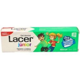 Lacer lacer junior gel dentifrico menta 75ml.
