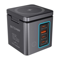 Cargador Blitzwolf BW-i113 Max GaN 105W USB-A 3xUSB-C